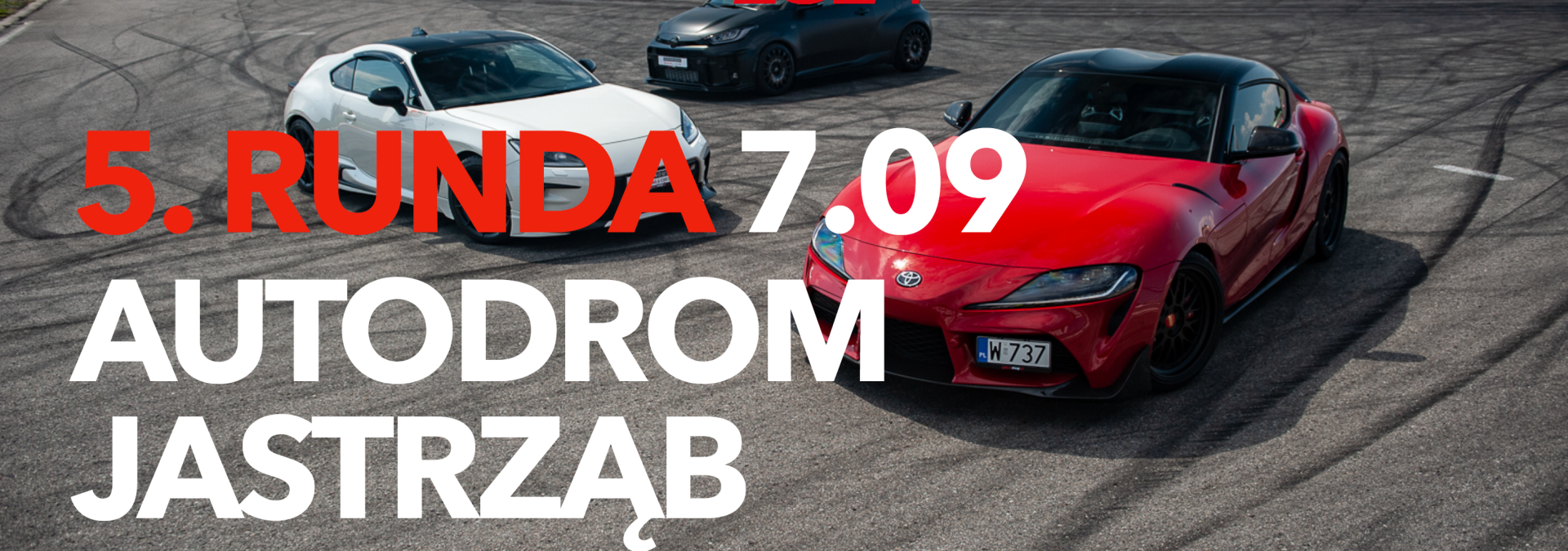 Informacje i zapisy do 5. rundy TOYOTA GR CUP - 07.09.2024 Autodrom Jastrząb